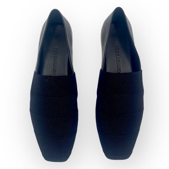 Men\'s Grosgrain & Leather Loafers in Black size 10 / US 11 main image 6